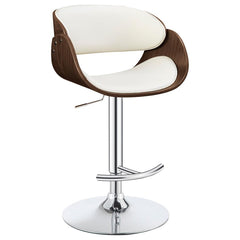 Dana Ivory Adjustable Bar Stool - furniture place usa