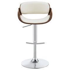 Dana Ivory Adjustable Bar Stool - furniture place usa