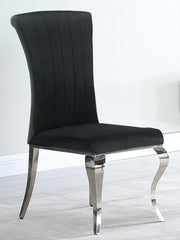 Betty Black Side Chair - furniture place usa