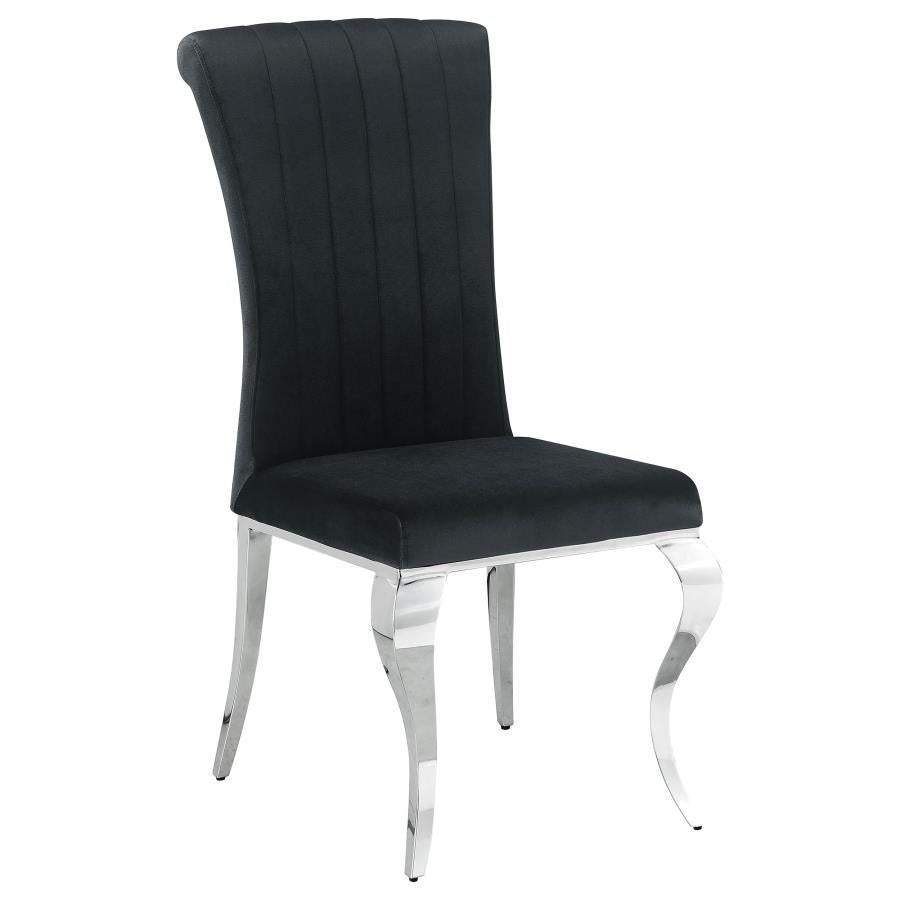 Betty Black Side Chair - furniture place usa