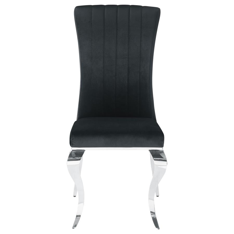 Betty Black Side Chair - furniture place usa