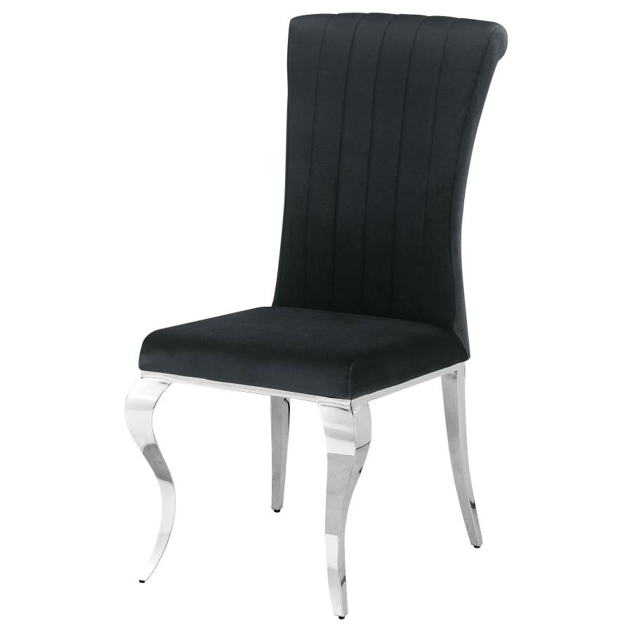 Betty Black Side Chair - furniture place usa