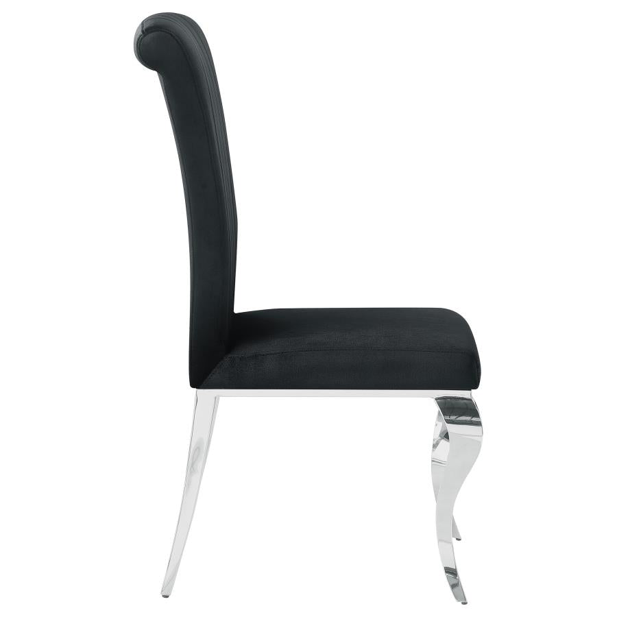 Betty Black Side Chair - furniture place usa