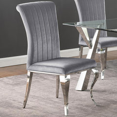 Betty Grey Side Chair - furniture place usa