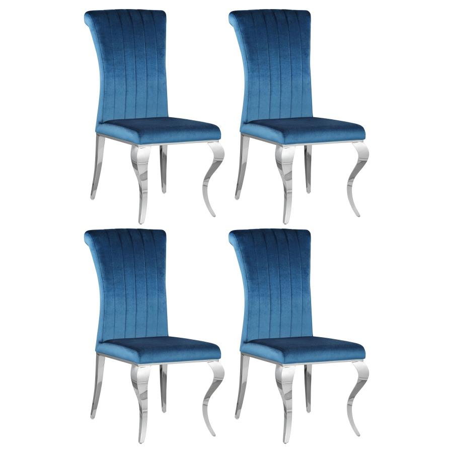 Betty Blue Side Chair - furniture place usa