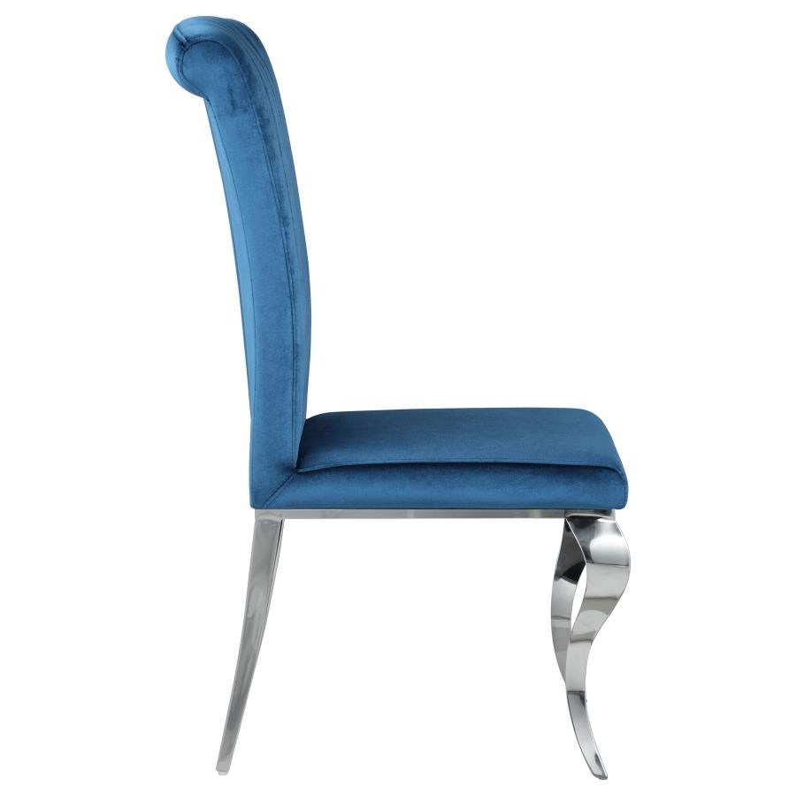 Betty Blue Side Chair - furniture place usa