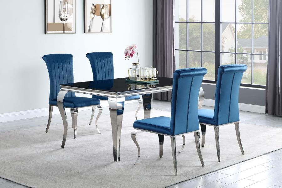 Betty Blue Side Chair - furniture place usa