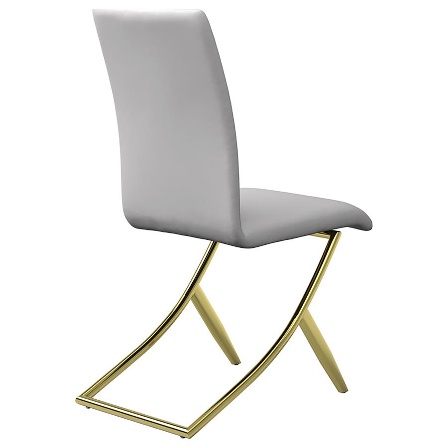 Carmelia White Side Chair - furniture place usa