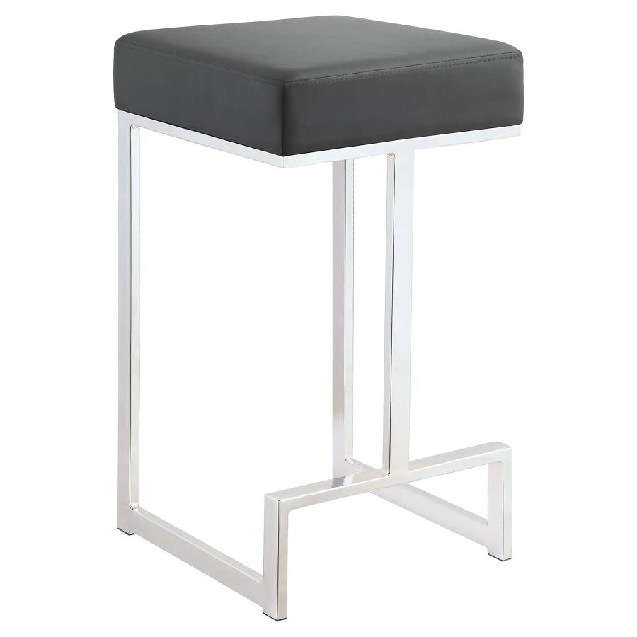 Gervase Grey Counter Stool - furniture place usa