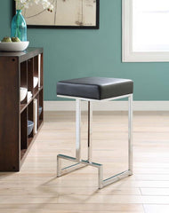 Gervase Black Counter Stool - furniture place usa