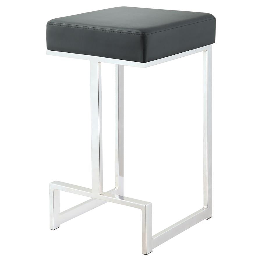 Gervase Black Counter Stool - furniture place usa