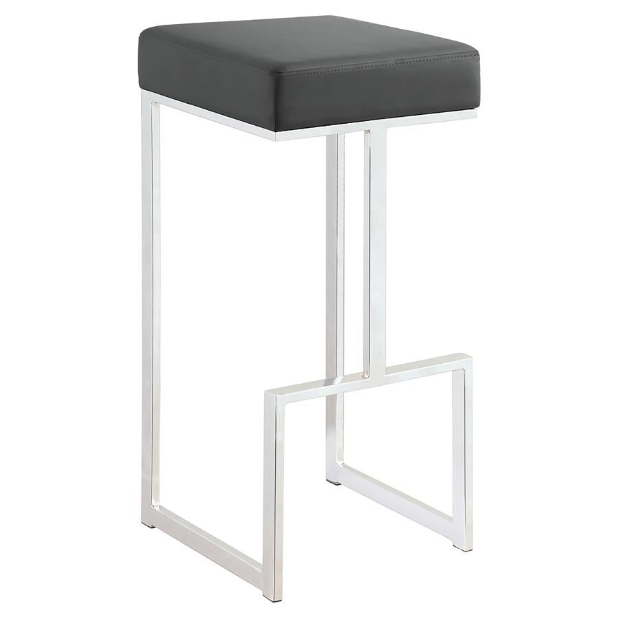 Gervase Grey Bar Stool - furniture place usa