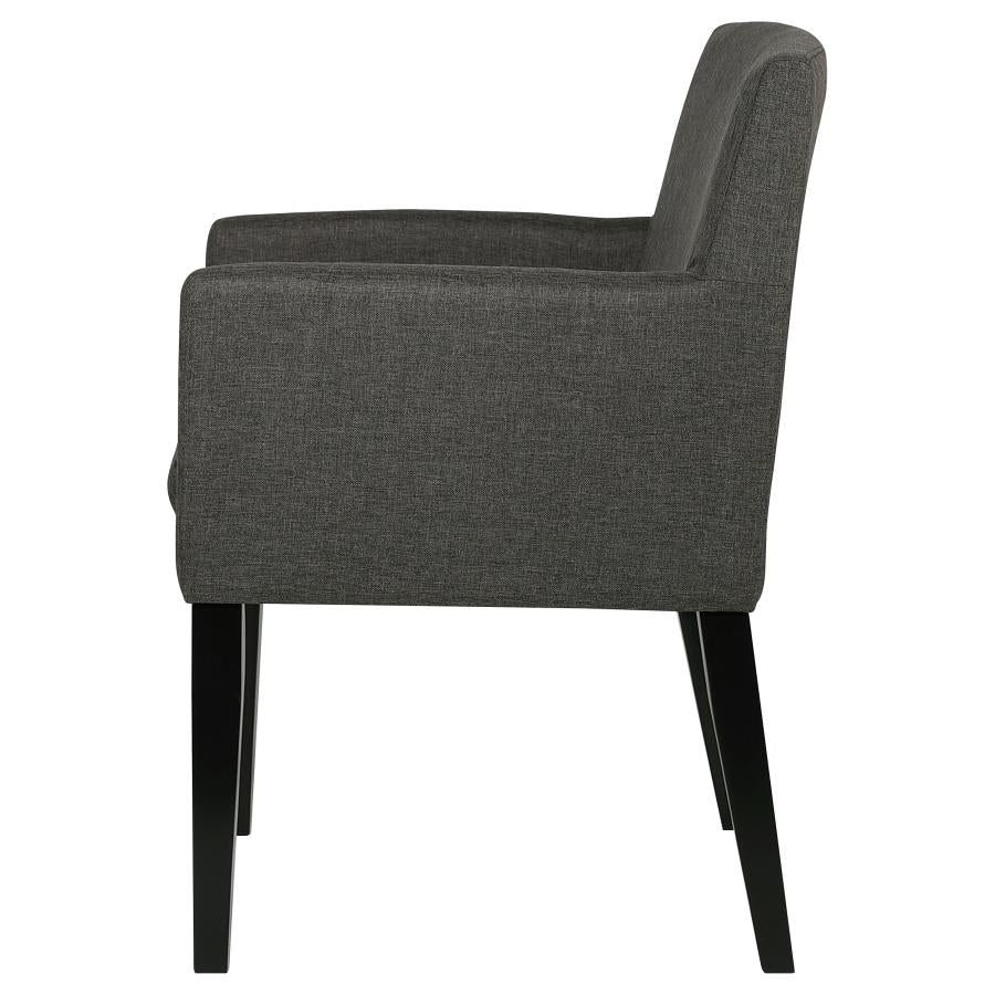 Catherine Grey Arm Chair - furniture place usa