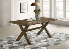 Alston Brown Dining Table - furniture place usa