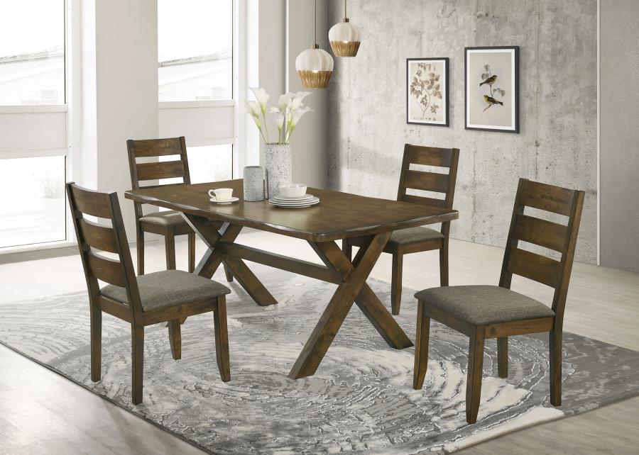 Alston Brown Dining Table - furniture place usa