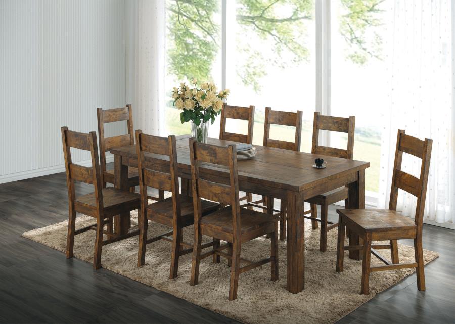 Coleman Brown 9 Pc Dining Set - furniture place usa