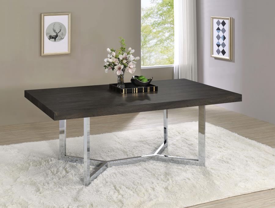 Benson Black Dining Table - furniture place usa