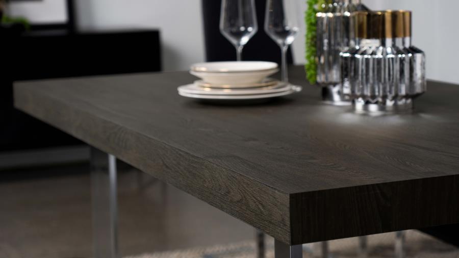 Benson Black Dining Table - furniture place usa