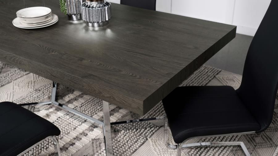 Benson Black Dining Table - furniture place usa