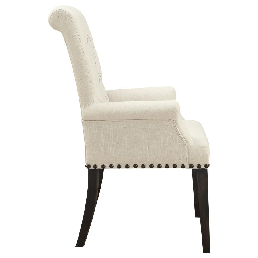 Alana Beige Arm Chair - furniture place usa