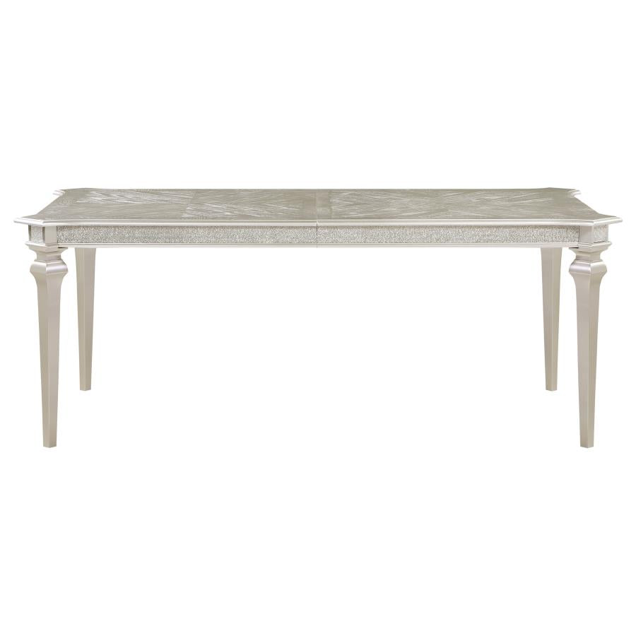 Evangeline Silver Dining Table - furniture place usa