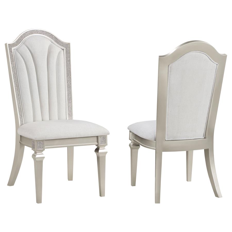 Evangeline Ivory Side Chair - furniture place usa