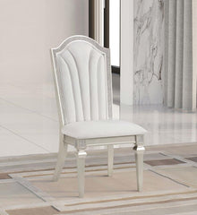 Evangeline Ivory Side Chair - furniture place usa