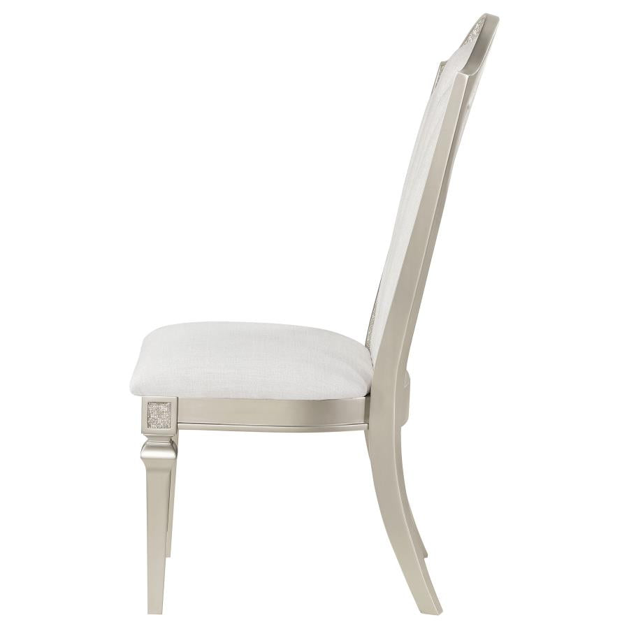 Evangeline Ivory Side Chair - furniture place usa