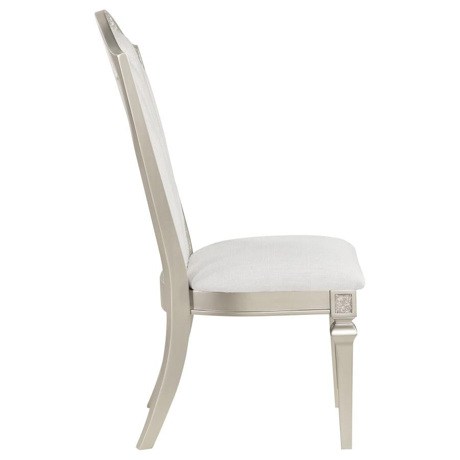 Evangeline Ivory Side Chair - furniture place usa