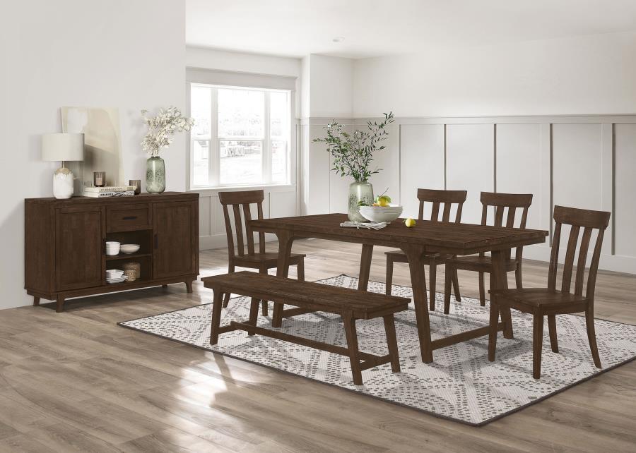 Reynolds Brown Dining Table - furniture place usa