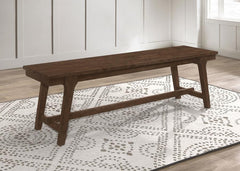 Reynolds Brown Bench - furniture place usa