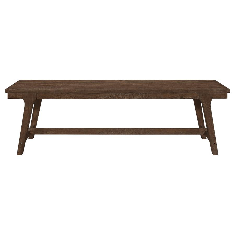 Reynolds Brown Bench - furniture place usa