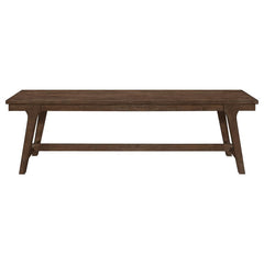 Reynolds Brown Bench - furniture place usa