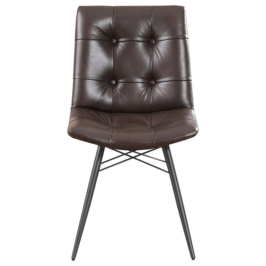 Aiken Brown Side Chair - furniture place usa