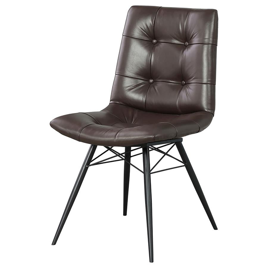 Aiken Brown Side Chair - furniture place usa