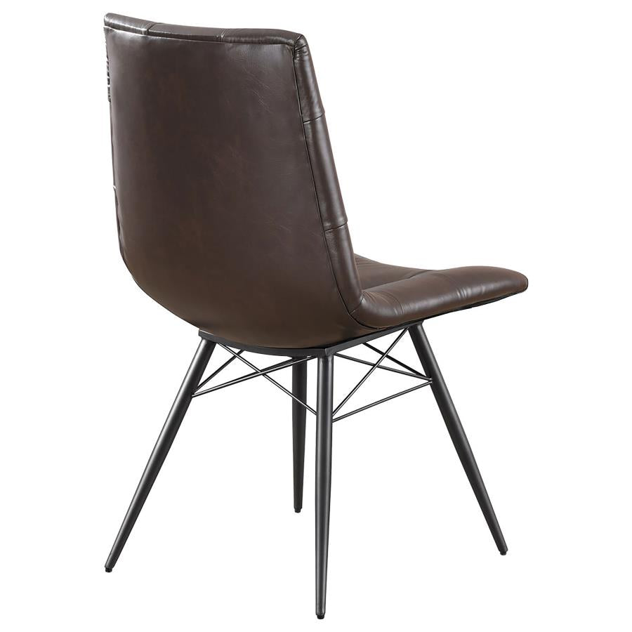 Aiken Brown Side Chair - furniture place usa