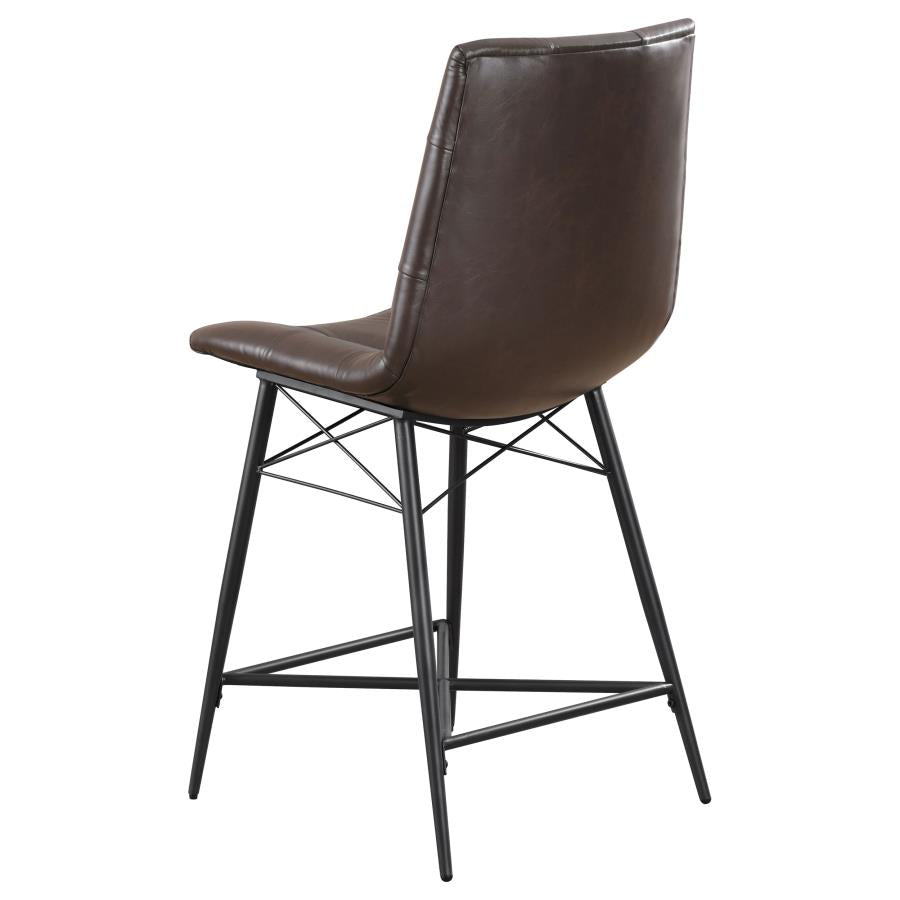 Aiken Brown Counter Stool - furniture place usa