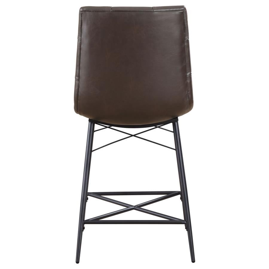 Aiken Brown Counter Stool - furniture place usa