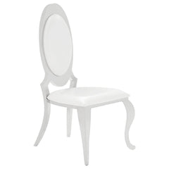 Anchorage White Side Chair - furniture place usa