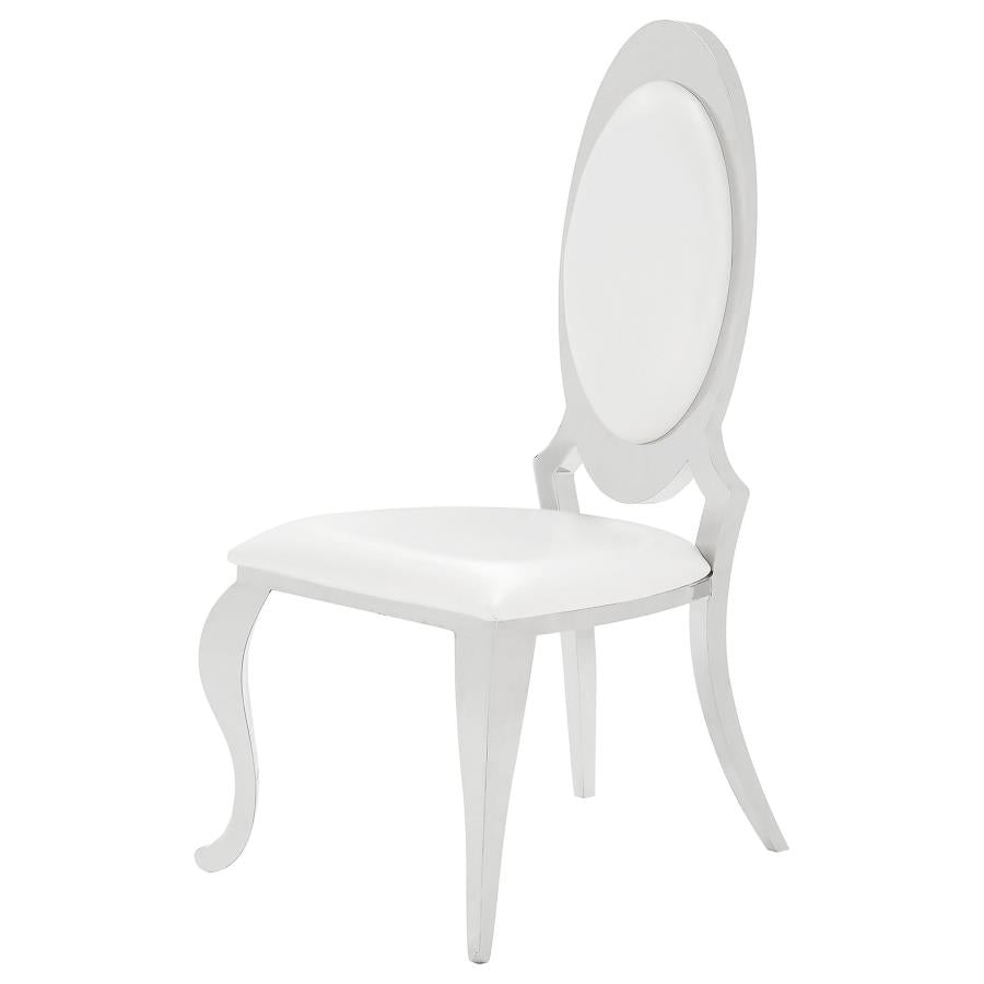 Anchorage White Side Chair - furniture place usa