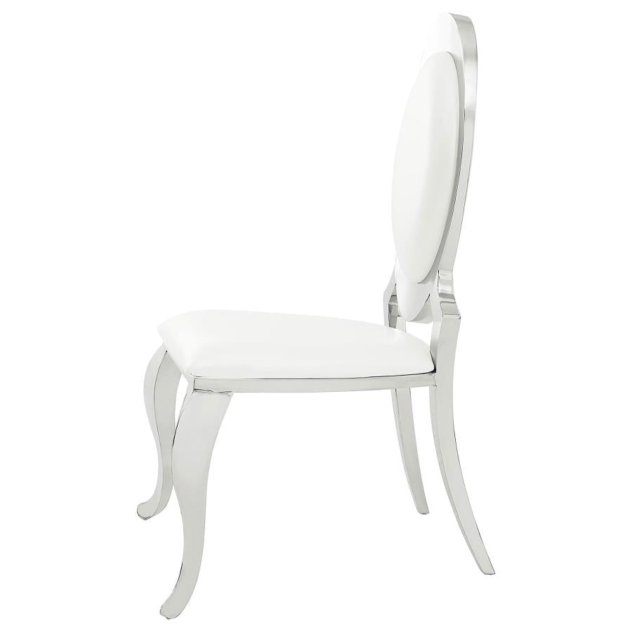 Anchorage White Side Chair - furniture place usa