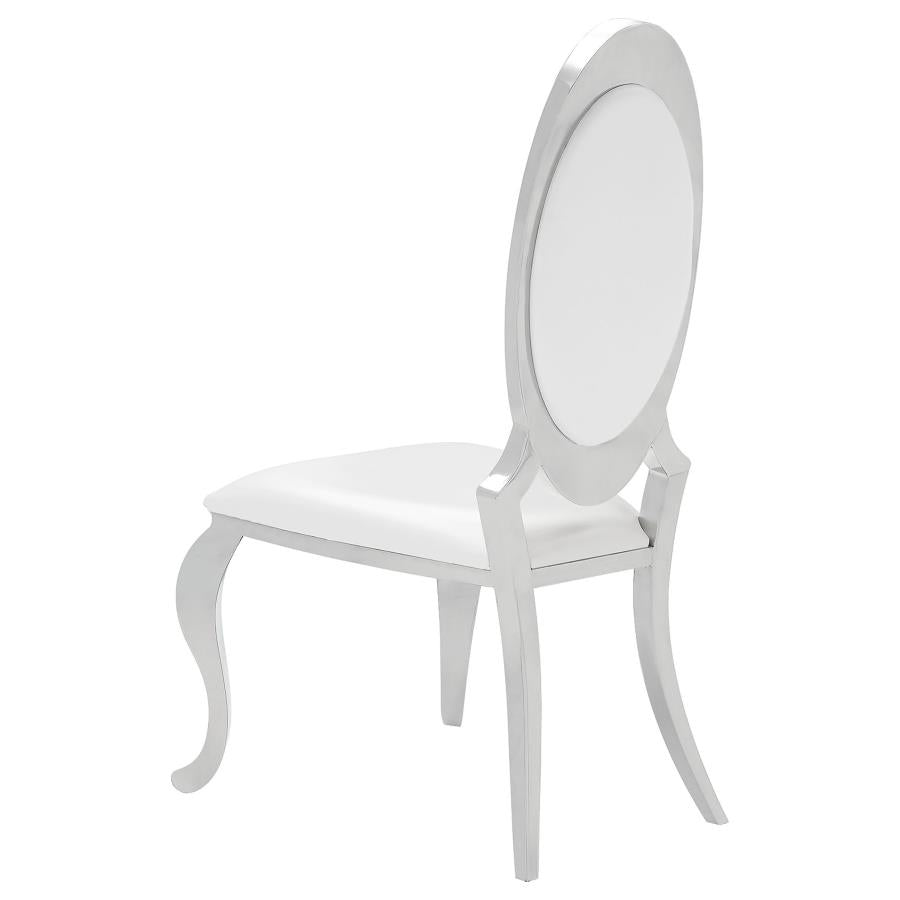 Anchorage White Side Chair - furniture place usa