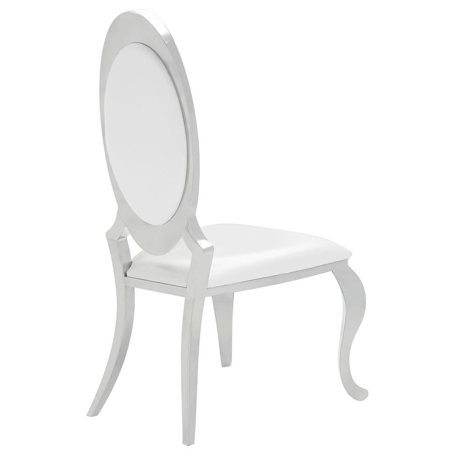 Anchorage White Side Chair - furniture place usa