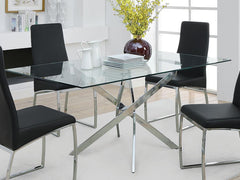 Carmelo Silver Dining Table - furniture place usa