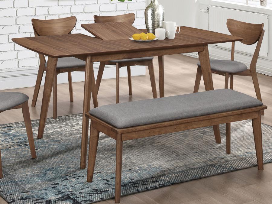 Alfredo Brown Dining Table - furniture place usa