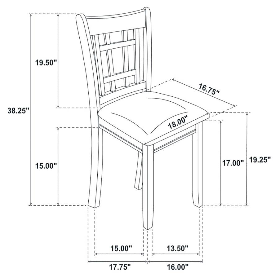 Lavon Grey 5 Pc Dining Set - furniture place usa