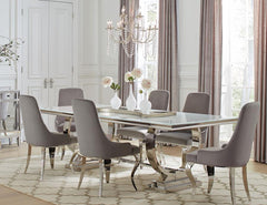 Antoine Grey 7 Pc Dining Set - furniture place usa