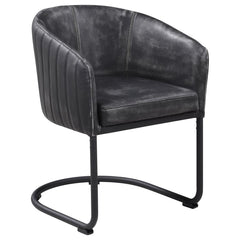 Banner Black Arm Chair - furniture place usa