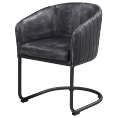 Banner Black Arm Chair - furniture place usa