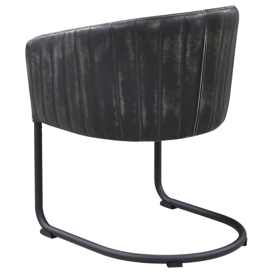 Banner Black Arm Chair - furniture place usa